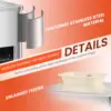 Commercial Meat Cutter Machine, 2.5Mm Blade, Save Time, Easy To Clean, Slices Strips Cubes 3 In 1, 110V Us Plug 4