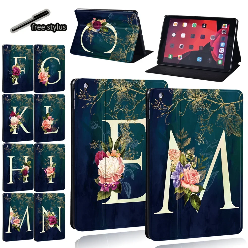 Custodia Per Tablet Per Apple Ipad 8/Ipad 5/6/7/Ipad Air 1/2/Ipad Mini 1/2/3/4/5/Ipad 2/4/3 Protezione Anticaduta Cover + Stilo Gratuito