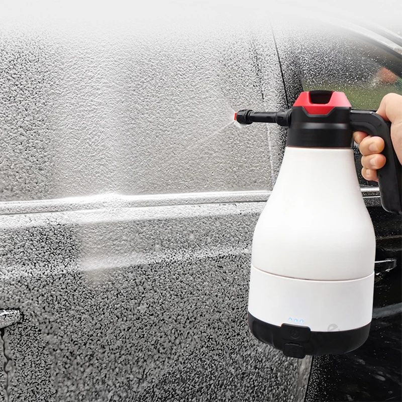 1.5L Electric Foam Sprayer Foaming Pump Sprayer, Car Wash Watering Can USB  Rechargeable Home Snow Foam Blaster Water Sprayer - AliExpress