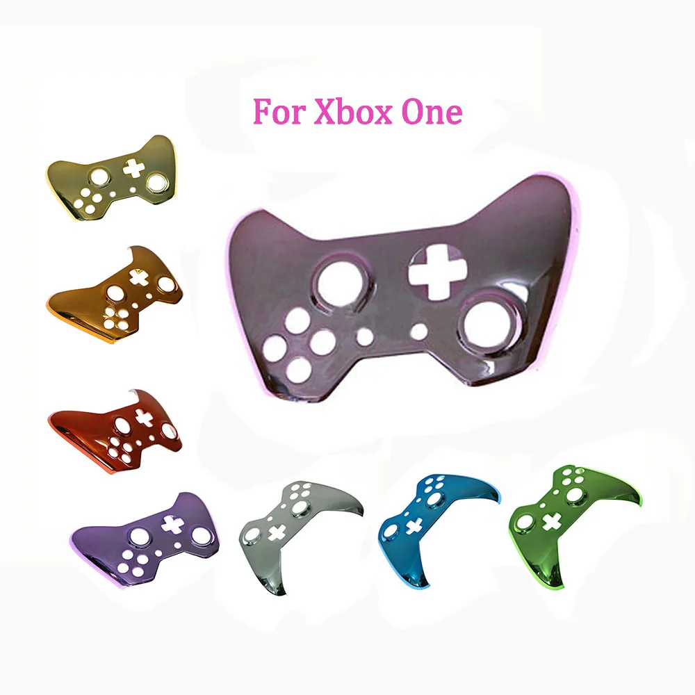 

10 PCS Housing Shell Case For Xbox One Controller gamepad Front Housing Shell Electroplated Faceplate Repair Cover Accessories