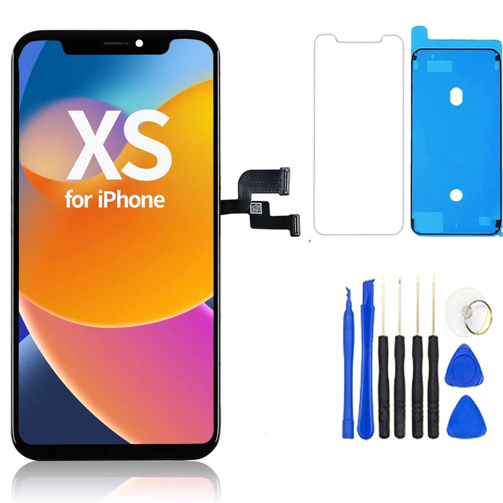 100% Test For Iphone X OLED LCD Display Touch Screen For iPhone XS LCD ...