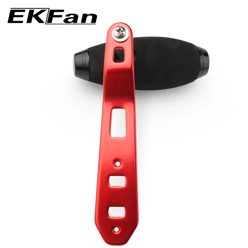 Фото Ручка EKFan из ЭВА + металлическая ручка 112 мм для заброса приманки, рыболовная катушка Т-образной формы 8*5 мм, рыболовная ручка с двумя отверстиями для Dai, детали катушки №3