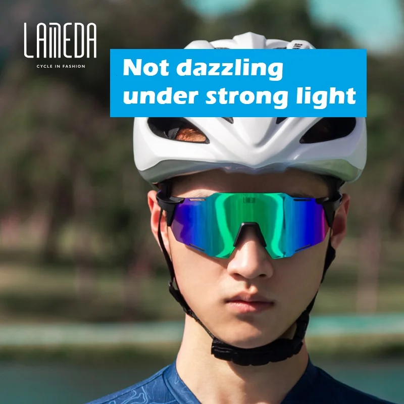 LAMEDA Cycling Glasses Men Women Photochromic Outdoor Sport Hiking Eyewear  Polarized Sunglasses Inner Frame Bicycle Sunglasses