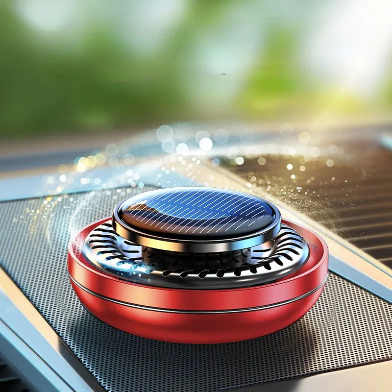 

Solar Car Aromatherapy Seat Decorative Air Freshener Essential Oil Diffuser Long-lasting Light Fragrance Solid Balm Auto Parts