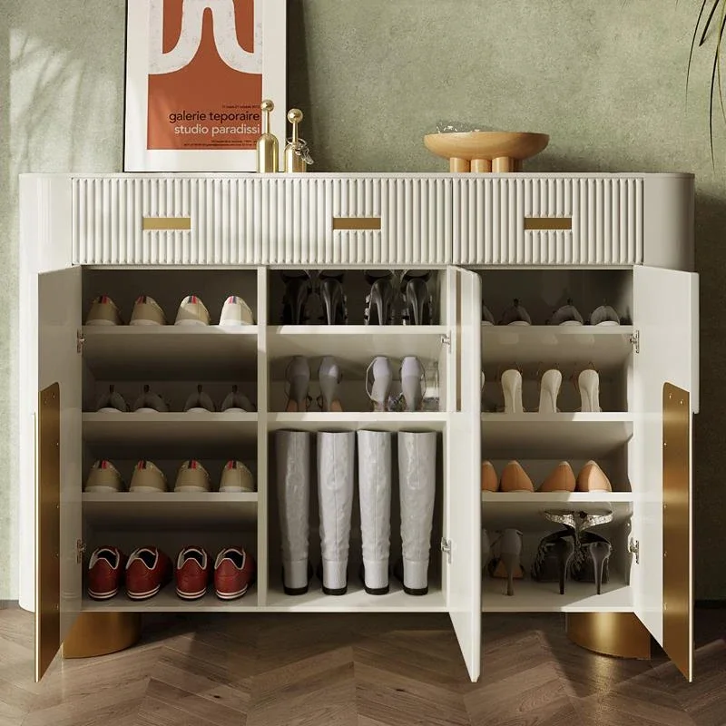 Kitchen Furniture Sideboards Alacena Display Cabinet Sideboard Credenza Cabinets Home Button Vitrinas Dining Room China White