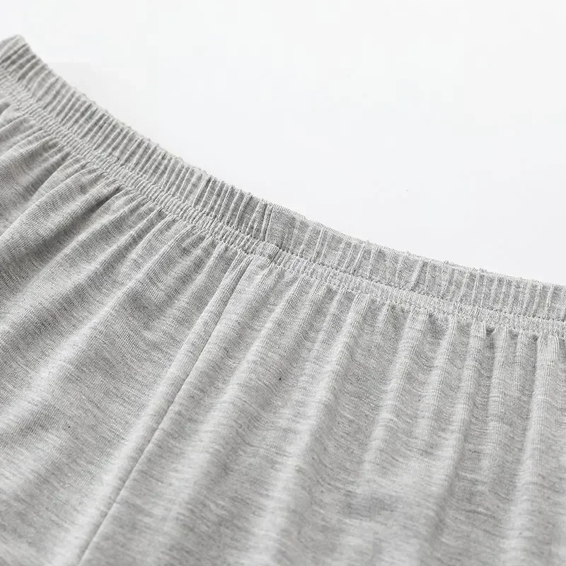 

Брюки однотонные домашние с оборками, простая удобная одежда из модала, женские повседневные шорты, пижама свободного кроя с тонким подолом для сна