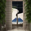Japanese Plant Simple Drapes Hotel Restaurant Blackout Decor Noren Printed Partition Kitchen Doorway Door Curtain Decorative 5