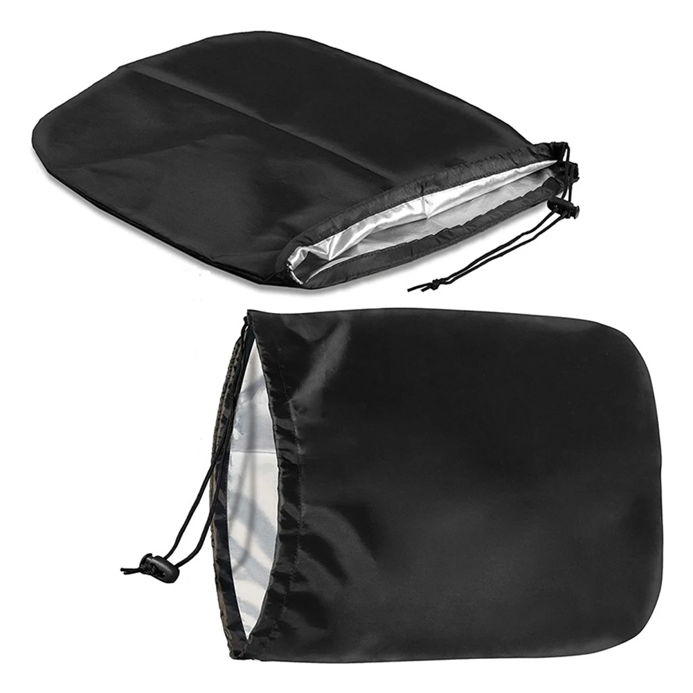 2PCS Car Mirror Cover Grey Wing Mirror Cover Snow Ice Protective Car Side Accessories