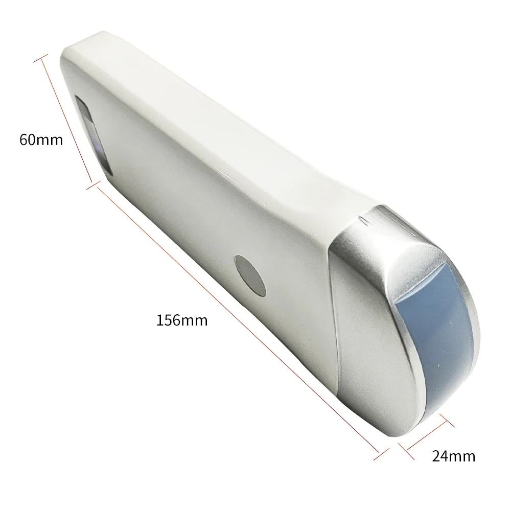 Portable Wireless Ultrasound Convex Probe Scanner Machine Aluminium Box Support IOS Android Windows