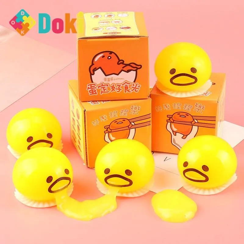 Egg Yolk Brother Pinch Fun Vomiting Egg Yolk Egg Yolk Mr Vomiting Egg Decompression Artifact New Hot Selling Children's Toy Hot egg yolk food grade edible natural egg yolk powder bread baking ingredients bird