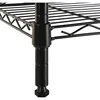 Amazon Basics 4-Steel Wire Storage Rack, Adjustable, Sturdy, Easy Assembly, 13.4"D x 23.2"W x 48"H, Black 6