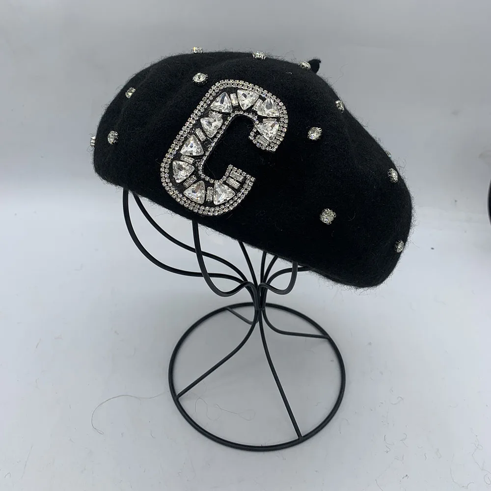 

Vintage Classy French Hats - Stylish Wool Berets for Adults Cosplay and Costume Party - Beret Women Winter Beanies Hat