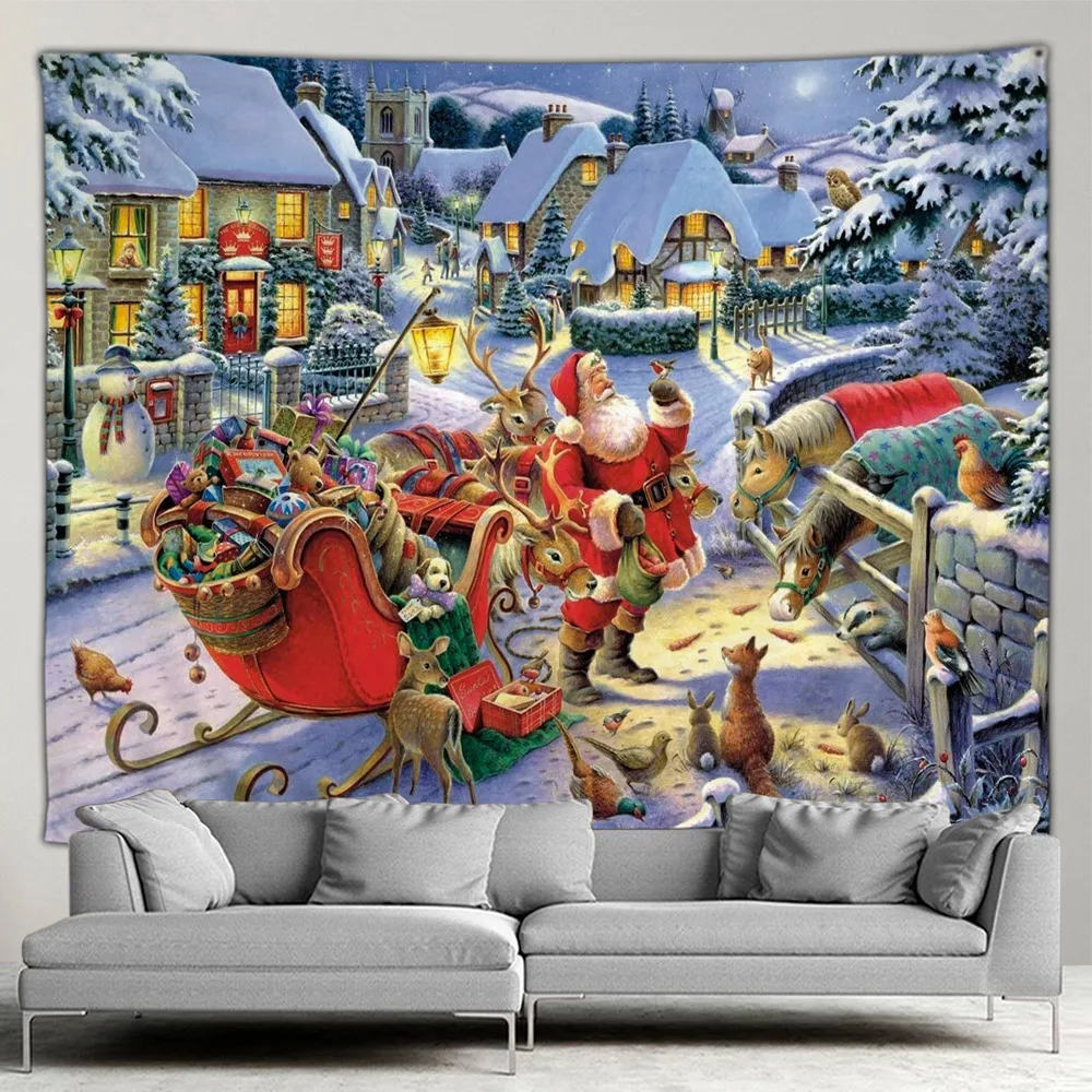 Christmas Designed Floor Mat For Home Decor — Original Tapestries