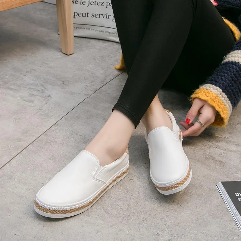 Women Shoes Spring Autumn Soft Leather Flats Fashion Loafers Casual