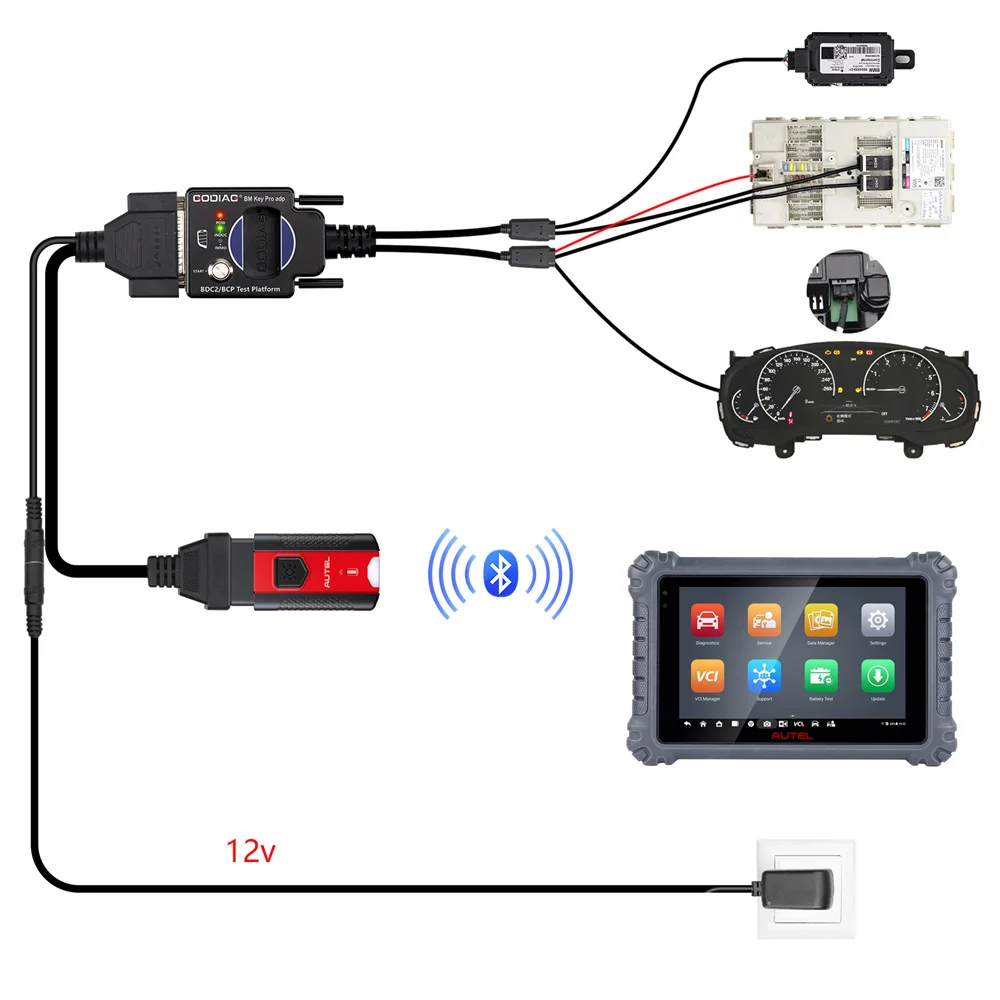 GODIAG für BMW BDC2/BCP Programmier-Testplattform für die BDC2-Diagnose-Programmierschlüsselsynchronisierung – Detail 7