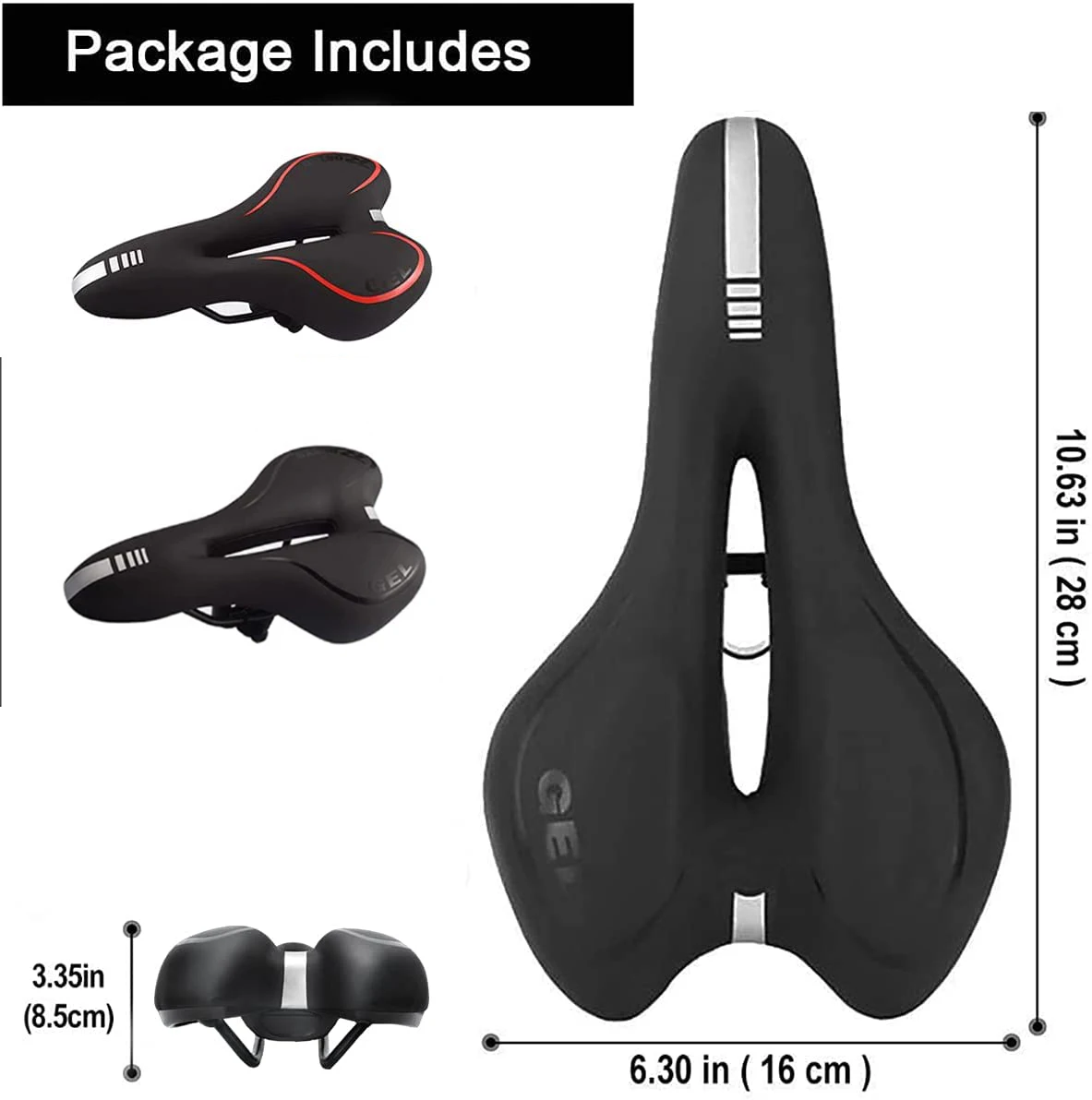 Bicycle Saddle Bicycle Seat Cushion Bike Riding Cushion Gel Bicycle Saddle For Men and Women