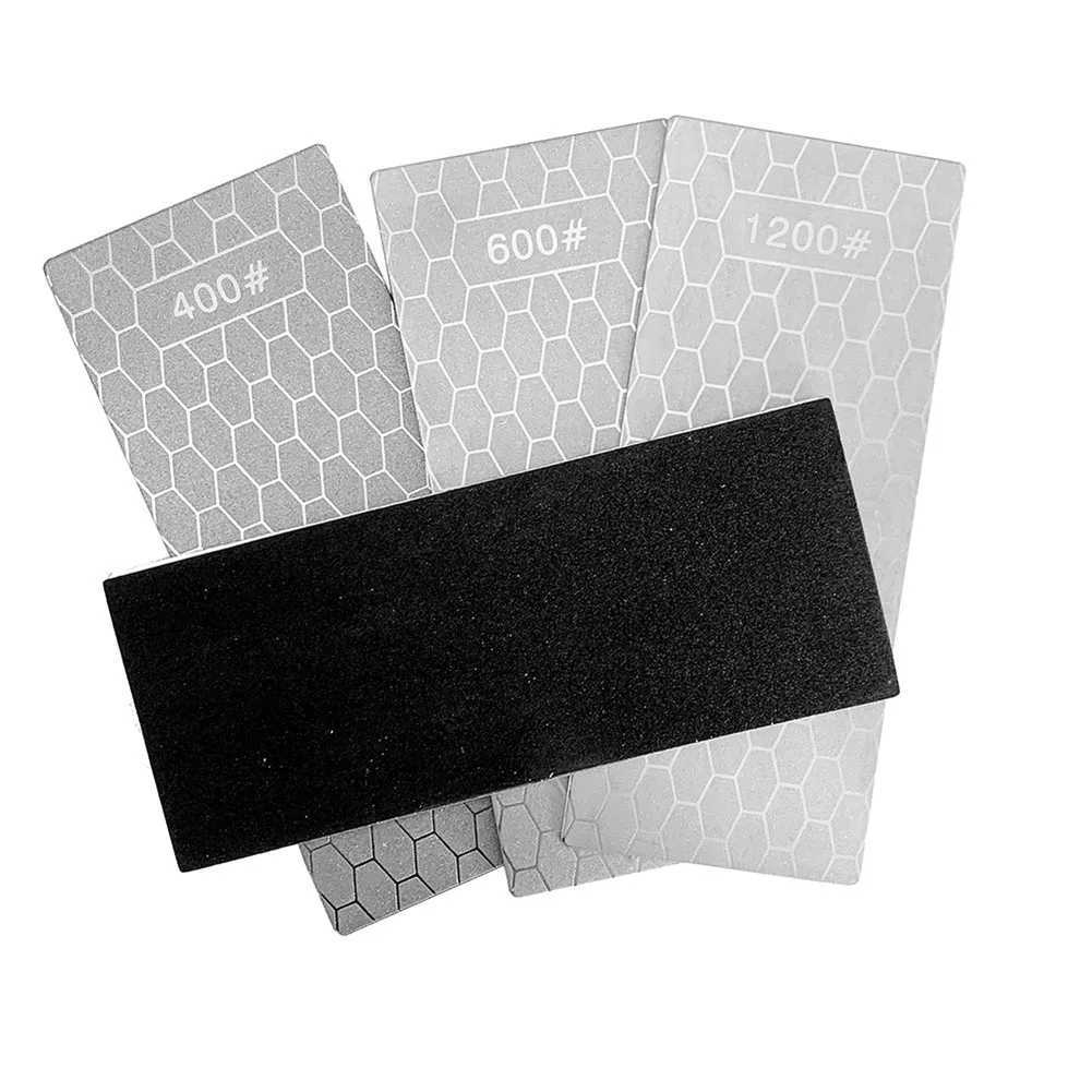 Knife Sharpener Kitchen Knife Sharpener Knife Sharpening Stone Diamond Sharpening Stone Sharpener Stone Household Kitchen Diamond Whetstone Grinding Cutting Edge Grinding Stone 200-2000 Grit