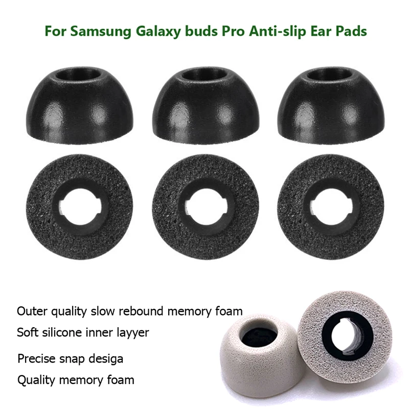 9 Paia Auricolari In Memory Foam Per Samsung Galaxy Buds Pro Tws Auricolari Antiscivolo Cuscinetti Per Galaxy Buds Pro Sostituzioni