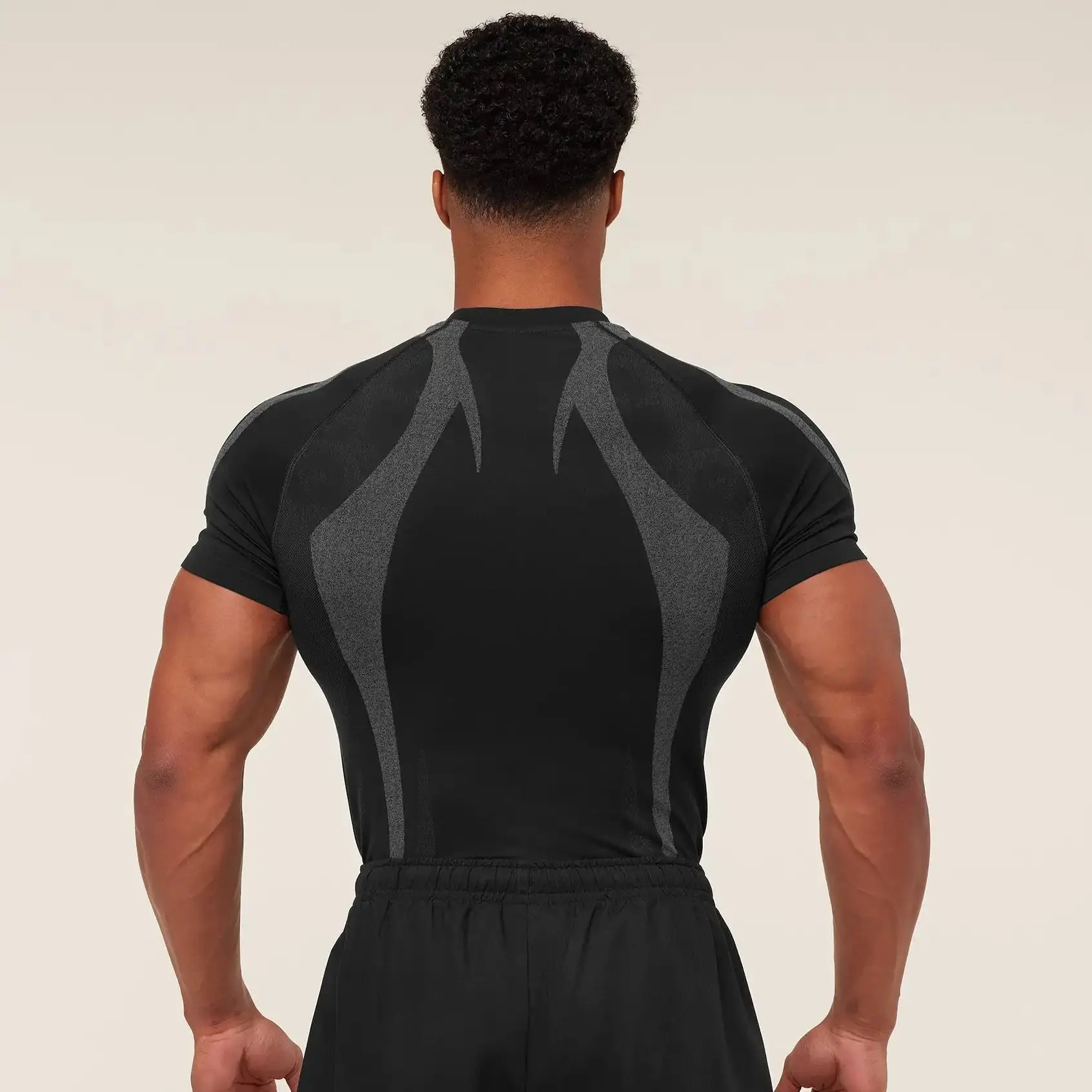 Superhero Slim Fit Men's Fitness T Shirt - Image 2