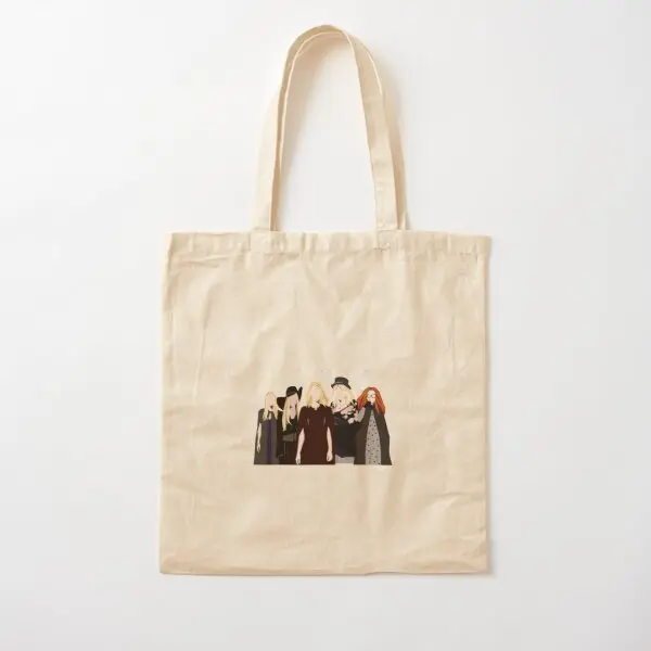 

Холщовая Сумка Witches 2 0 из хлопка, Женская дорожная дизайнерская женская сумка-шоппер, многоразовая Повседневная Сумка-тоут через плечо, модная продуктовая сумка с принтом