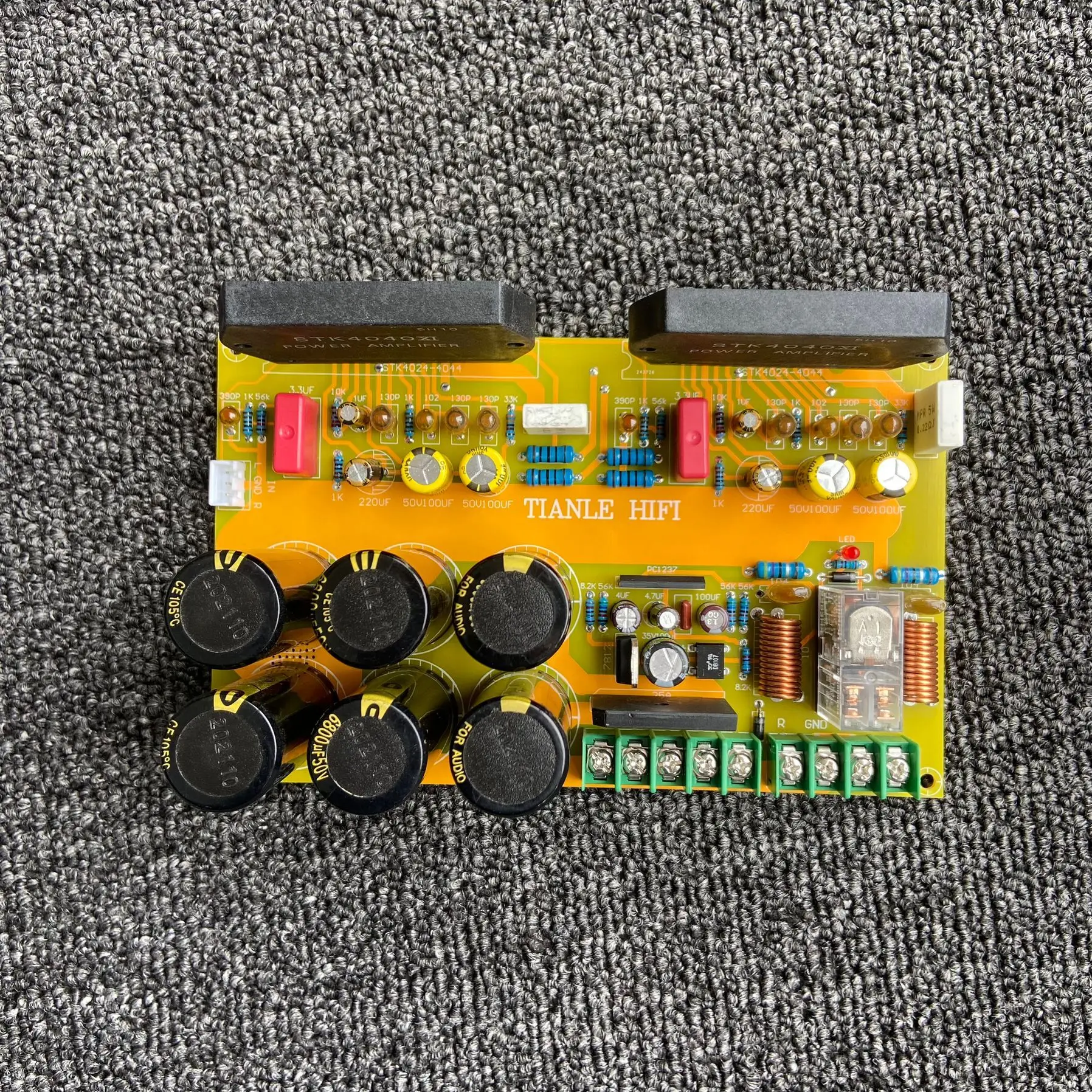 Description Picture 3 of itemGHXAMP Hifi For SANYO STK4040XI Thick Film Power Amplifier Board High-Power 70W+70W UPC1237 Horn Protection AC Dual25V-Dual 38V