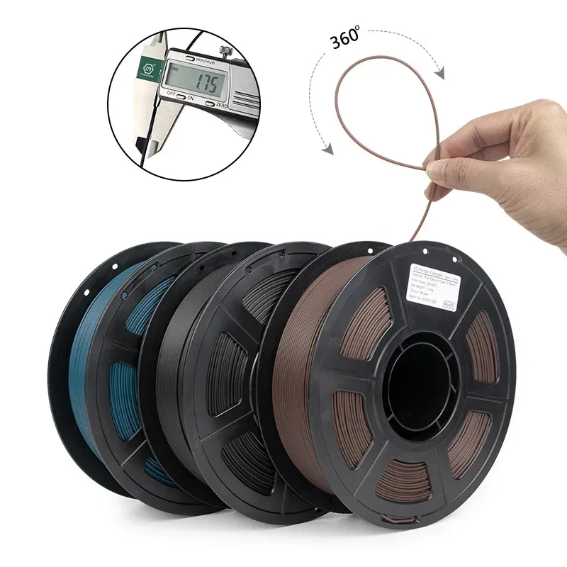 Vibrant Carbon Fiber PLA Filament - High-Accuracy (Multiple Colors)