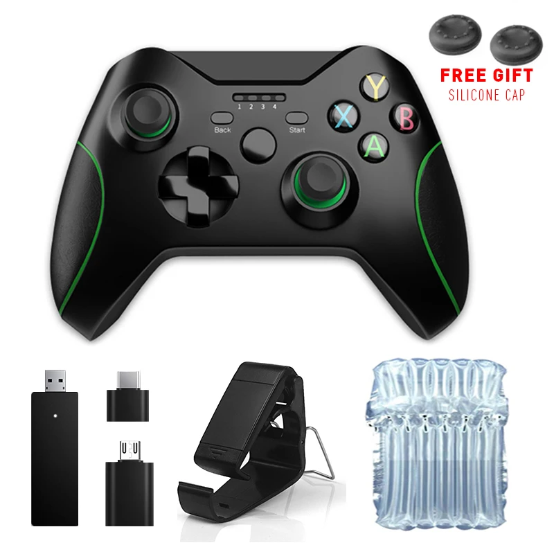 DATA FROG 2.4GHZ Wireless Controller For XBox One/Xbox Series S/X Vibration Gamepad Joystick For PC Windows 7/8/10/PS3 Console 