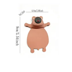 Capybara Bookmark: Adorable Animal Page Marker and Charming Gift (Brown)