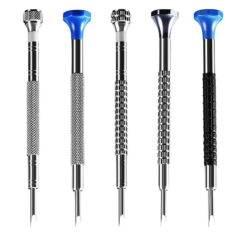새로운 정밀 시계 스크루 드라이버 세트 10pcs 0.5-3.0mm 필립스 시계 용 원피스 핸드 스크루 드라이버 안경 시계 제조 도구