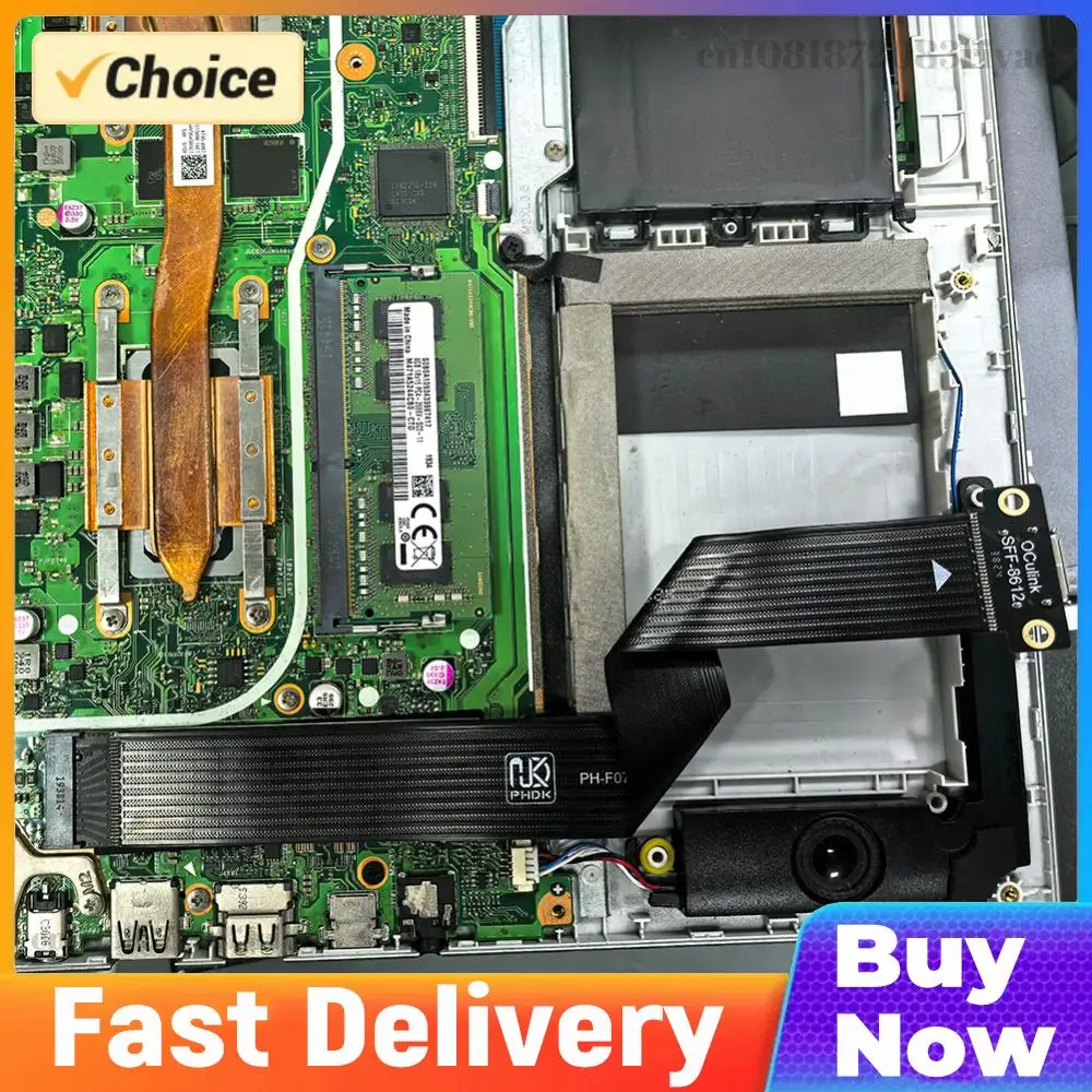 M.2 NVMe에서 Oculink SFF-8611 SFF-8612로 연결하는 노트북 그래픽 카드 연장 케이블로 게임용 PC에서 ...