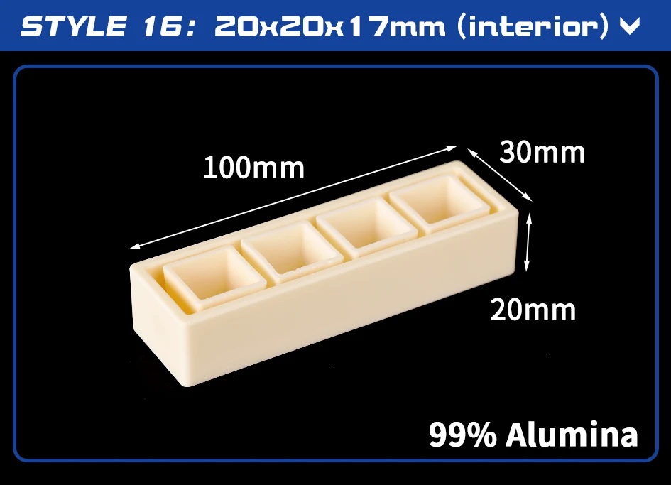 99% Aluminium oxid Set Tiegel verschiedene Spezifikationen Spezifikation 1 – Detail 16