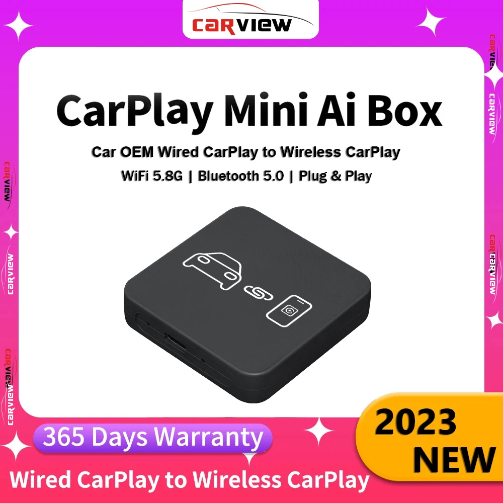 EVKEY CarPlay AI Box Original car Wired CarPlay to Wireless CarPlay