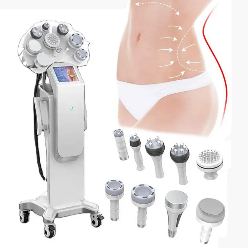 80 K Lipocavitation Radiofrequence 9 in 1 Laser Rf Fat Lipo 80k Ultrasonic Cavitation Slimming Machine Professional