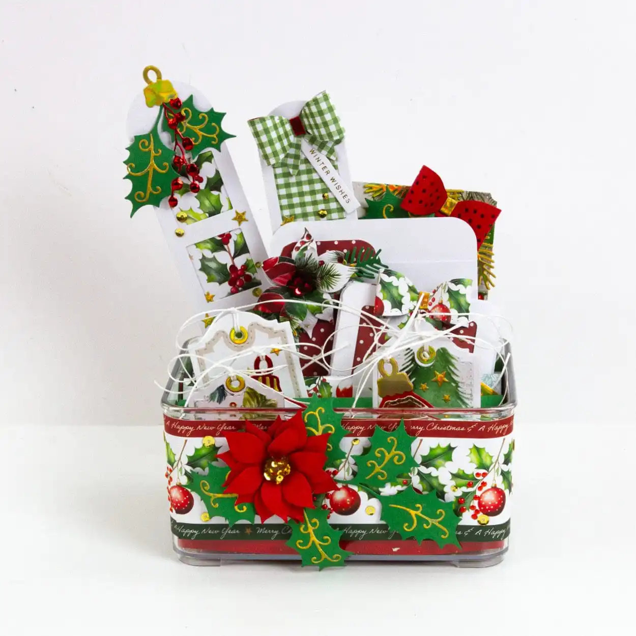 토닉 뉴 크리스마스 트윙클링 트래디션 메모리 박스 다이 어드벤트 크래커 기프트 박스 다이 스크랩북킹 DIY 카드 공예 빅 다이