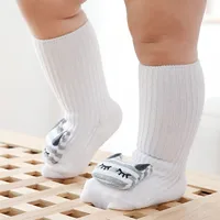 Cartoon Baby Socks Boots Anti-Slip Newborn Cute 3D Dolls Autumn Floor Cotton Socks Warm Boots For Boys Girls Infant Footwear 2
