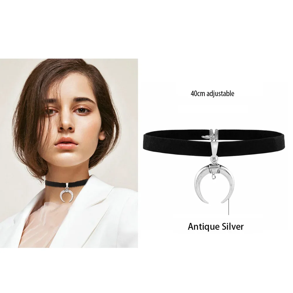 Trendy Vintage Gothic Heart Choker Necklace Jewelry Gift