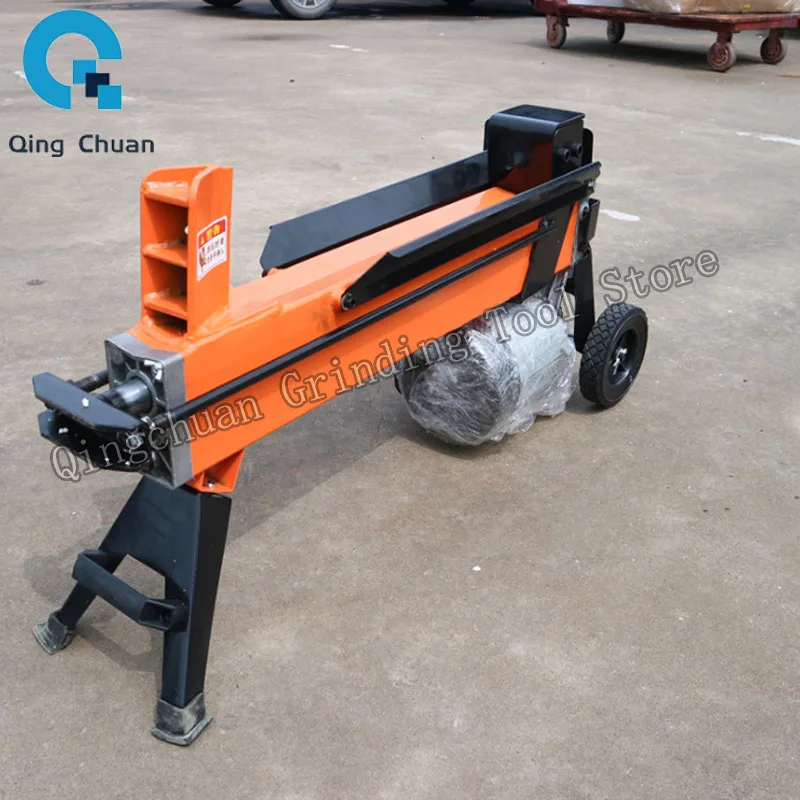 Wood Chopping Machine Household Electric Hydraulic 2KW Automatic Rural Wood-chopping Machine
