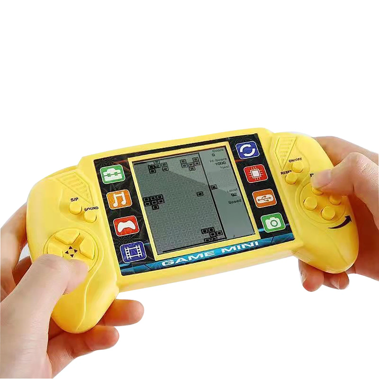3.5-inch large screen block game console nostalgic classic children's handheld game toy with built-in battery 5
