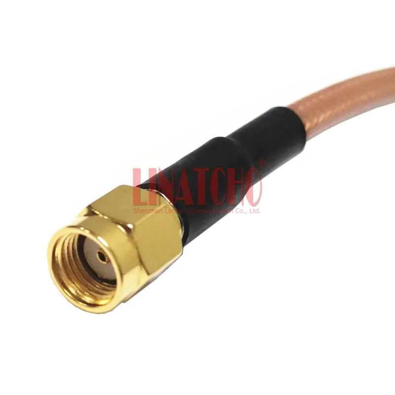 50cm 2.4GHz WIFI 안테나 RP SMA 남성-여성 커넥터 RG303 저손실 점퍼 케이블