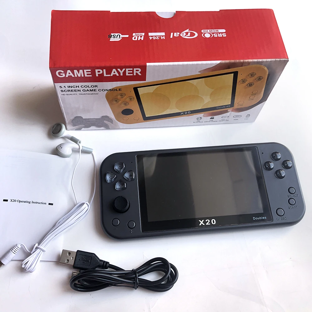 Latest TV Game Console X20 Handheld Game Console Handheld Game Player For Psp 