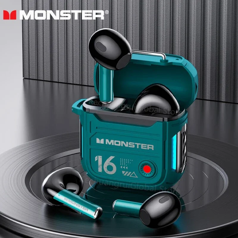 MONSTER AIRMARS XKT16 ワイヤレスゲーミングヘッドセット Monster Airmars XKT16 Bluetooth Gaming Earbuds By FedEx | eBay