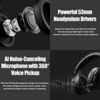MCHOSE V9 pro E-Sports Headset with Microphone Tri-Mode Gaming USB Wireless 7.1 Channel Surround Sound Portable Audio Headphones - Image 2