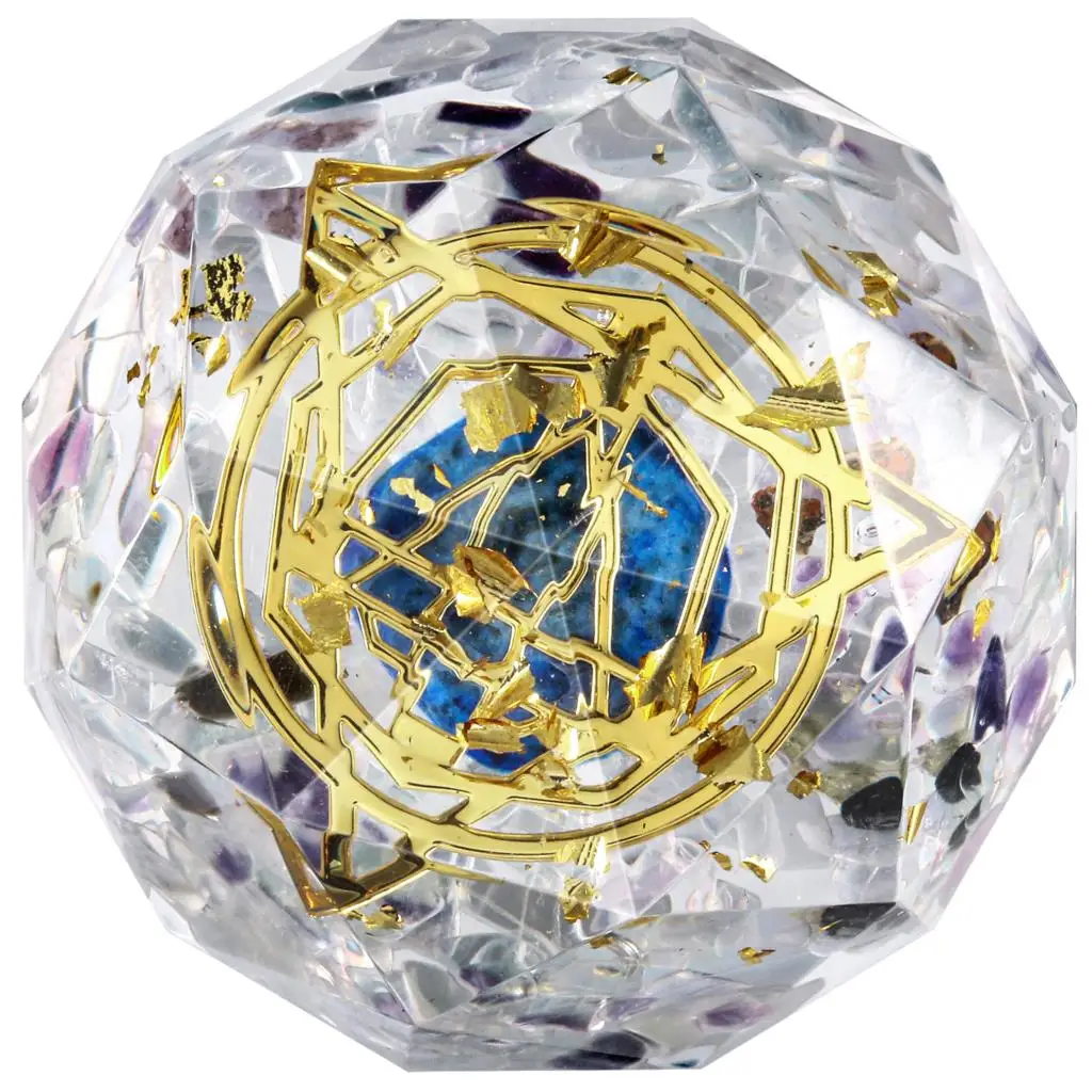 Star of David Orgone Crystal Stone Generator Chakra Blanacing Healing For Yoga Reiki Meditaion Desk Ornament