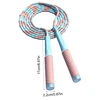 Beads Jumping Rope, Adjusted Segmented Fitness Skipping Rope for Women Man Kid Jump Rope, Workout and Weight Loss 6