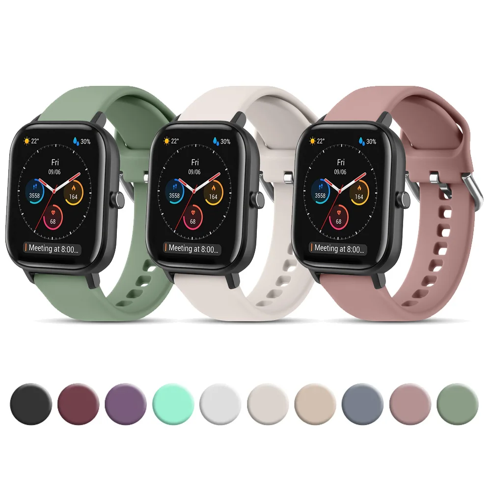 20mm Premium Silicone Watch Band Strap - Universal Fit