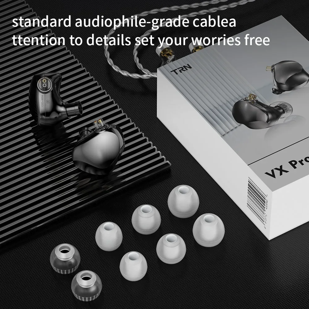 TRN-VX pro plus-ハイファイミュージックインイヤーヘッドセット,8ba
