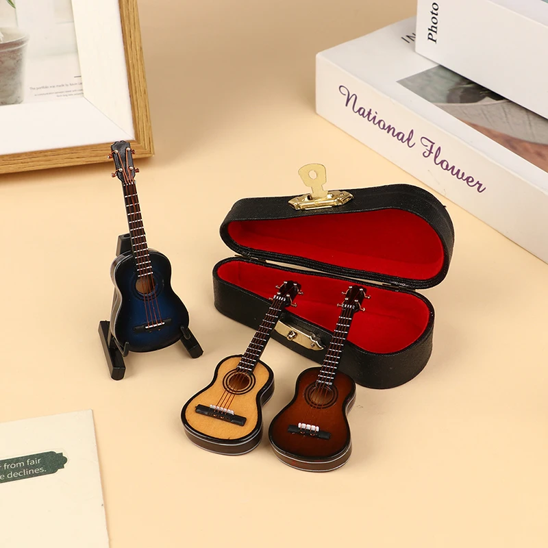 Mini Guitar Miniature Decoration Mini Guitar Miniature Model Mini
