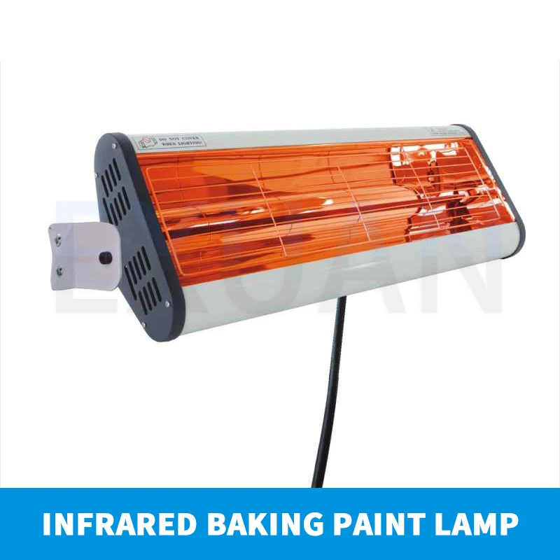 1000W Shortwave Car Infrared Lamp Electric Heater for Car Paint Drying in Garage or Bodyshop 220V Baking Paint Room Lamp