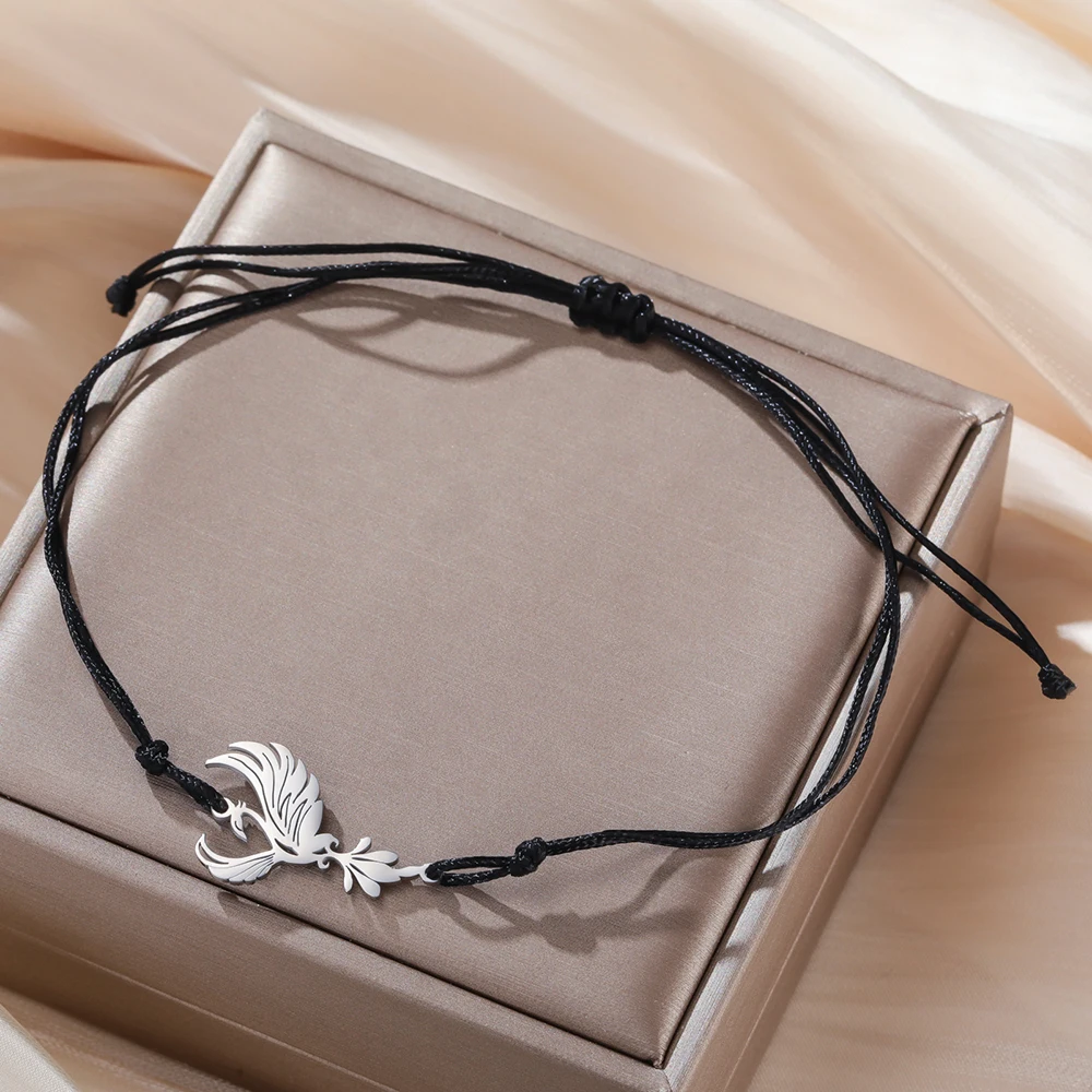 Dawapara Phoenix-Armband für Frauen, mythischer Vogel, inspirierende Armbänder, Valentinstagsgeschenk, Edelstahl-Schmuck – Detail 15