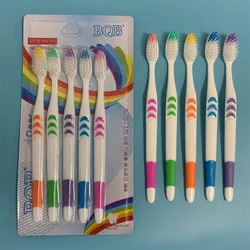Eco - Friendly Bamboo Charcoal Soft Bristle Toothbrushes - Antibacterial Oral Care for Adults, Pack of 5 or 10 (5pcs white)